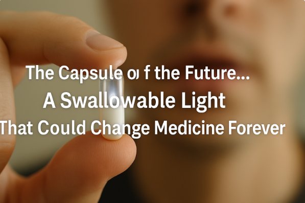 The Capsule of the Future… A Swallowable Light That Could Change Medicine Forever